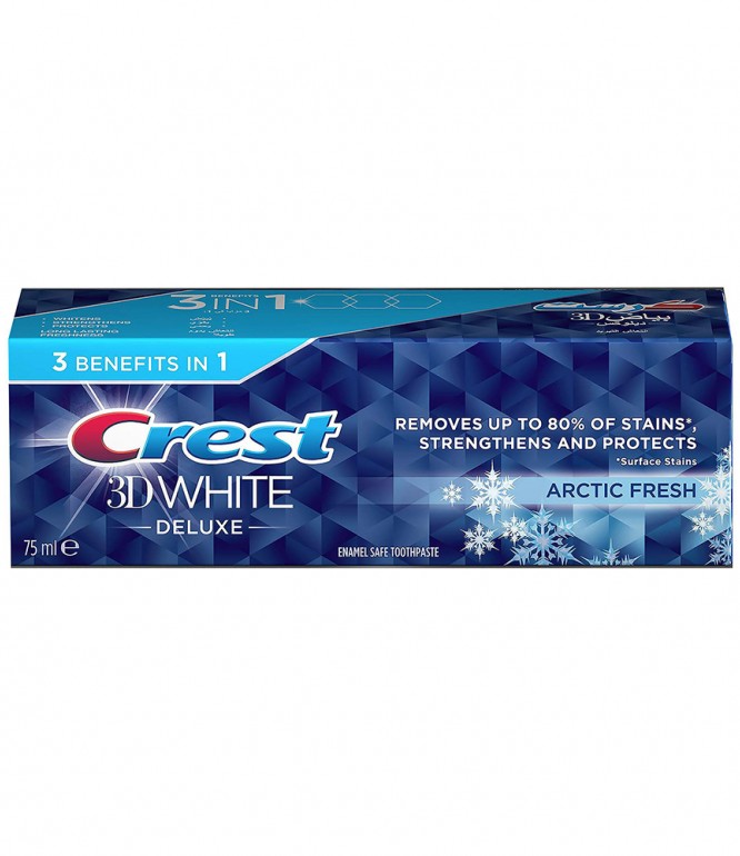 Crest Toothpaste 3D White Deluxe Arctic Fresh 75 ml