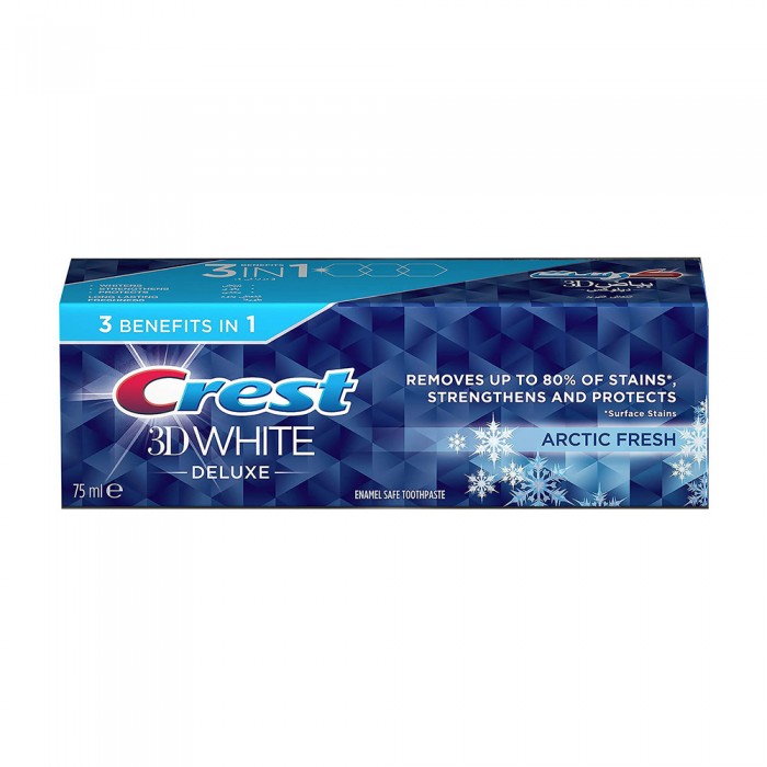 Crest Toothpaste 3D White Deluxe Arctic Fresh 75 ml