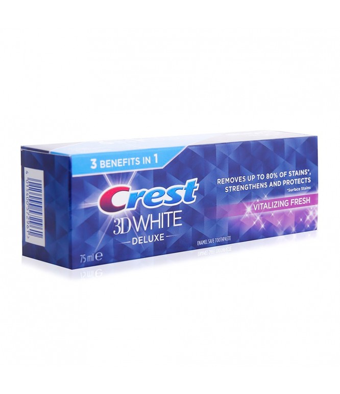 Crest Toothpaste 3D White Deluxe Vitalizing Fresh 75 ml