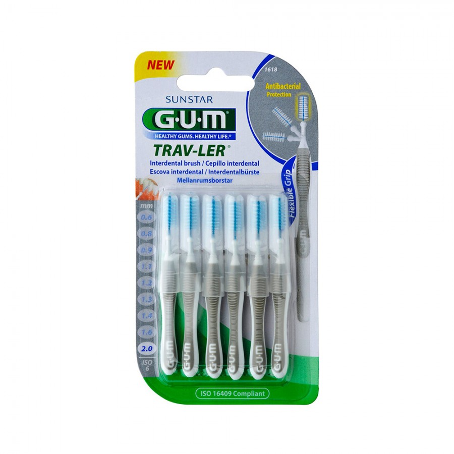 GUM TRAVLER 1618 2.0MM 6'S