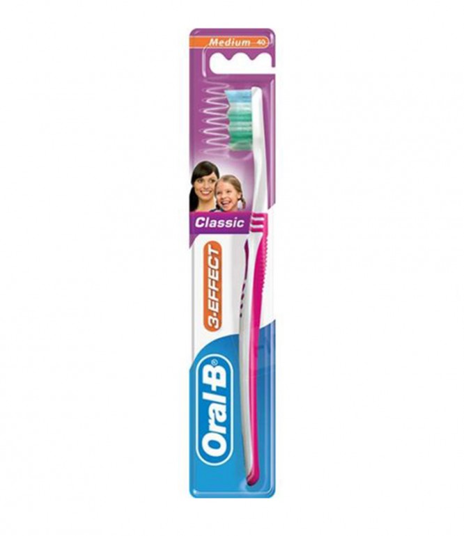 Oral B Toothbrush Classic 3 Effect 40 Medium