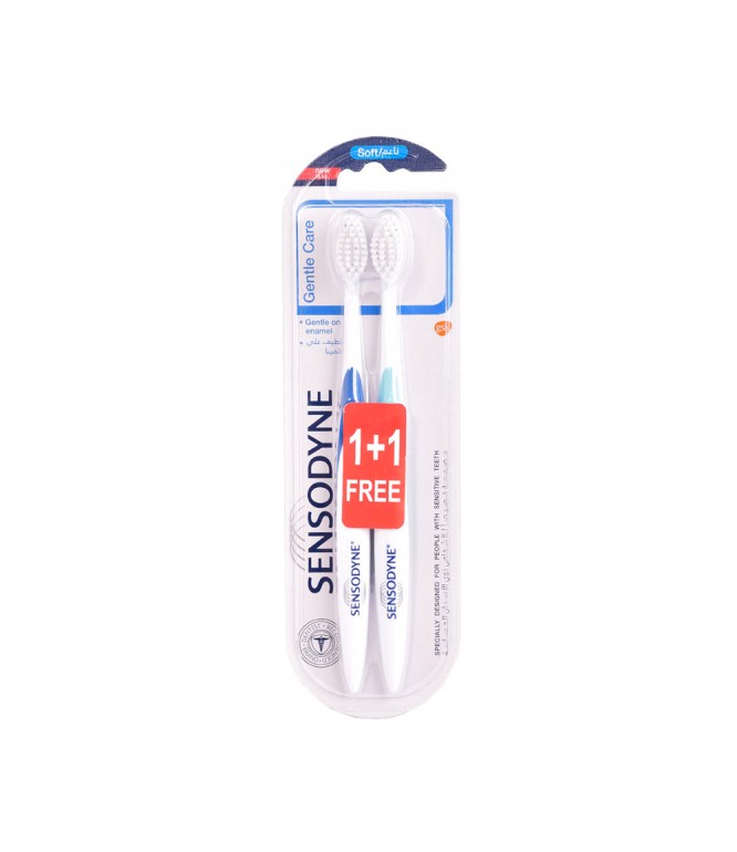  Sensodyne Toothbrush Gentle Care Soft 1+1 Free