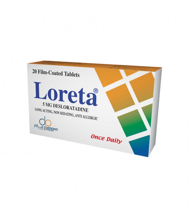 Loreta 5 mg 20 Tablets