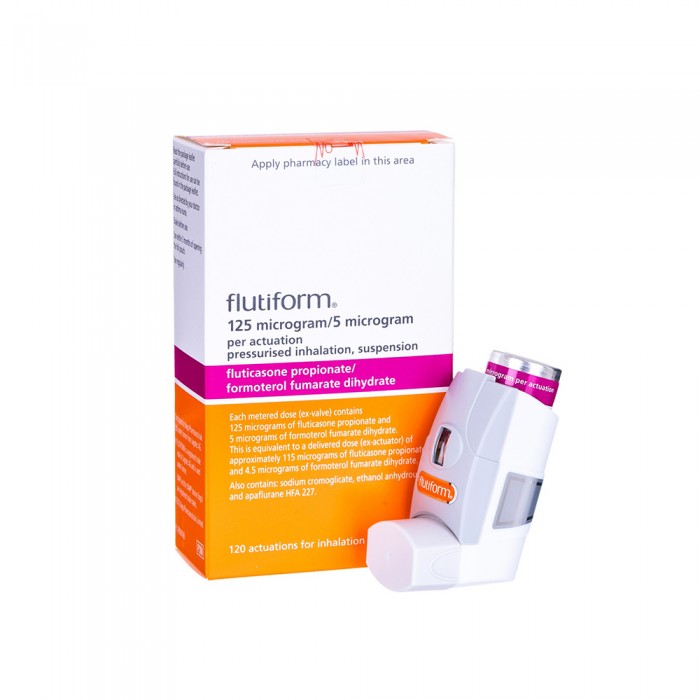 FLUTIFORM 125/5 MCG INHALER 120 DOSE