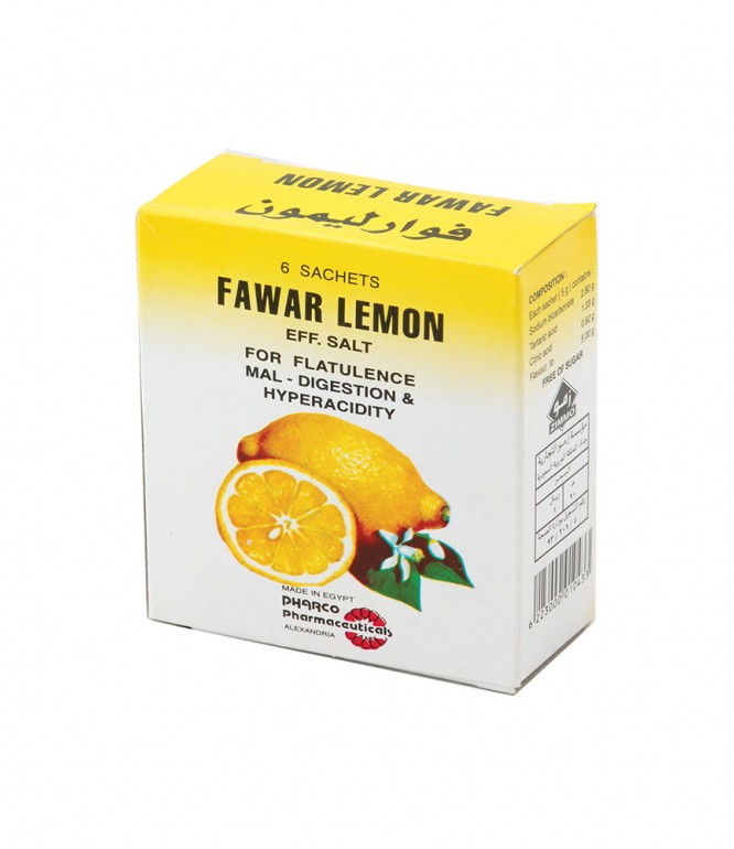 فوار ليمون 6 أكياس 