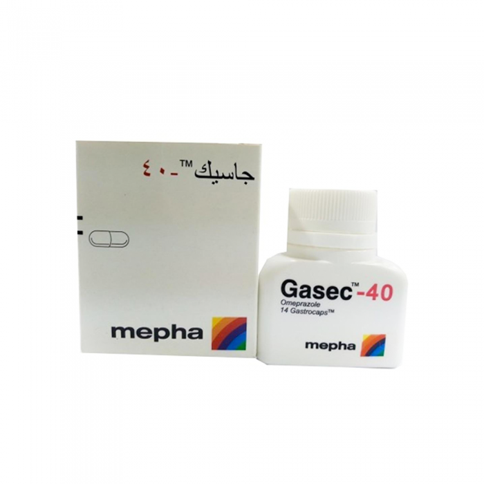 Gasec 40 mg 14 Capsules 