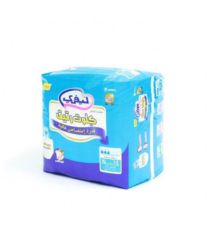 Lifree Adult Diapers Clot X-Large 14 Pieces