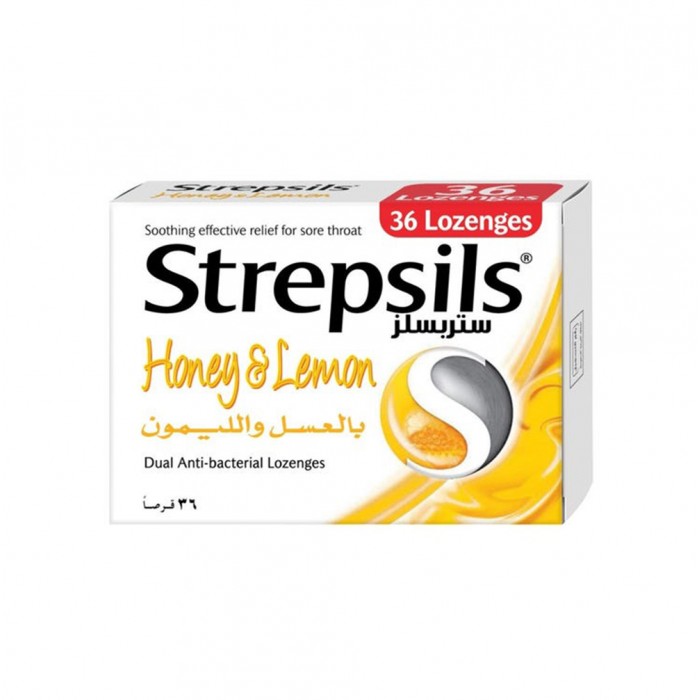 Strepsils Honey and Lemon Lozenges 36'S