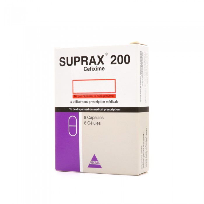 Suprax 200 mg Capsules 8'S