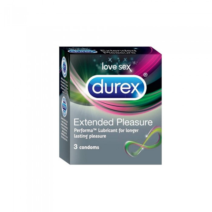 CONDOM DUREX EXTENDED PLEASURE 3'S 