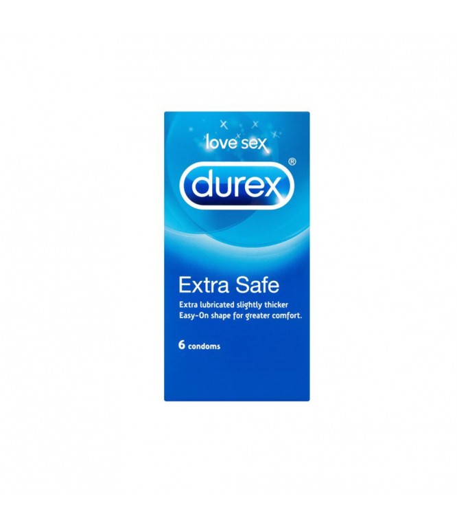 CONDOM DUREX EXTRA SAFE 6'S 