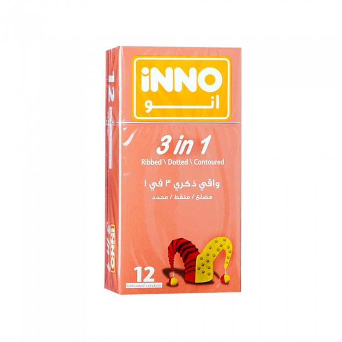 CONDOM INNO 3IN1 - 12'S