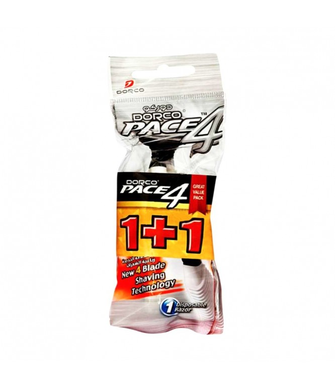 Dorco Disposable Razor Pace-4 1+1