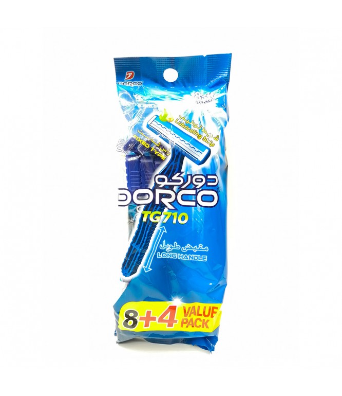 Dorco Disposable Razor TG (710) 8+4'S