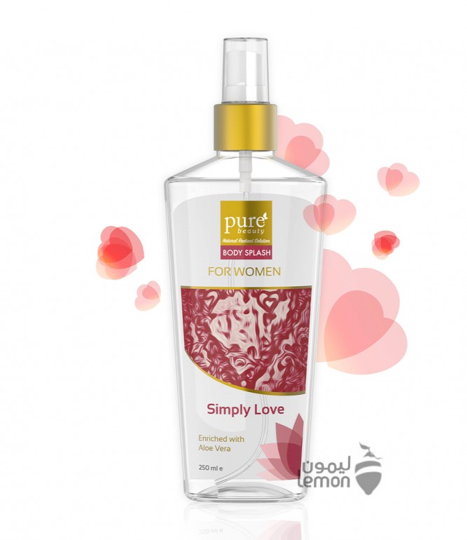 Pure Beauty Body Splash Simply Love 250 ml