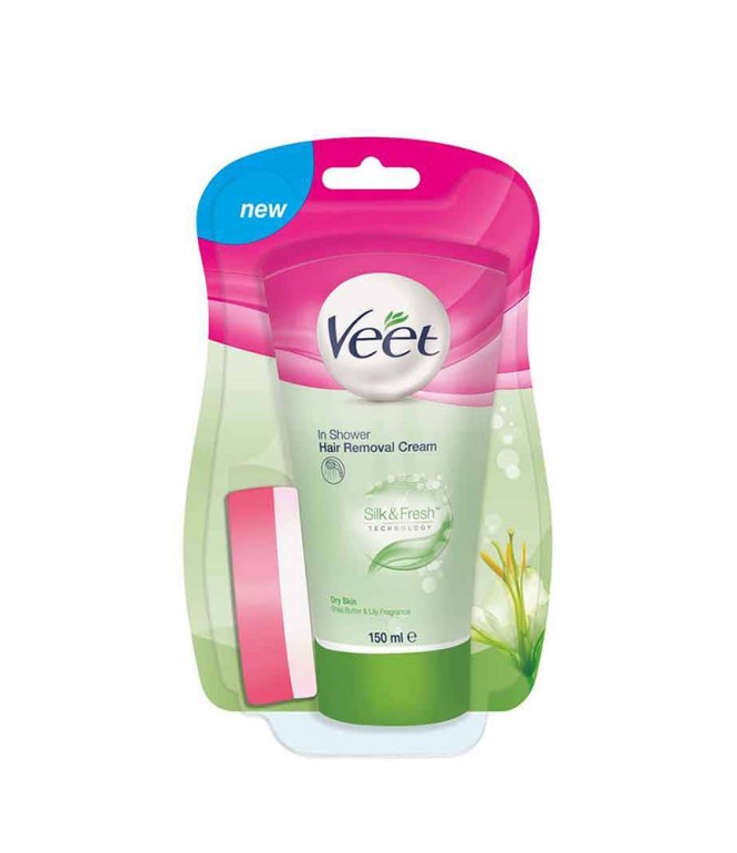 Veet In Shower Hair Removal Cream for Dry Skin 150gm