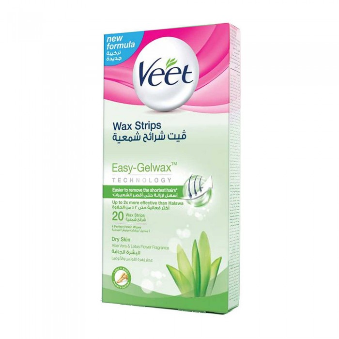 Veet Wax Strips For Dry Skin 20 pcs