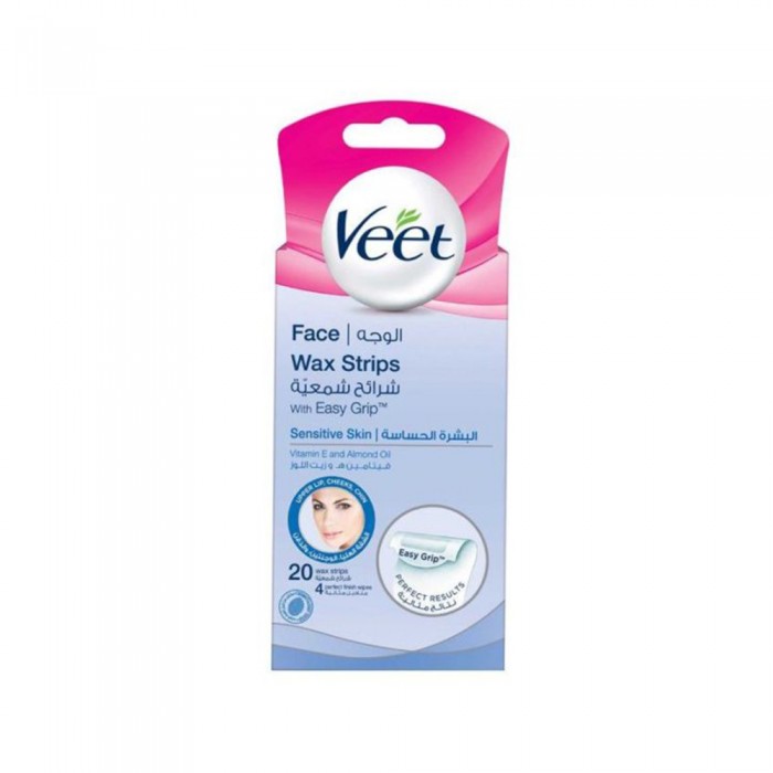 Veet Wax Strips Mini For Face 20 pcs