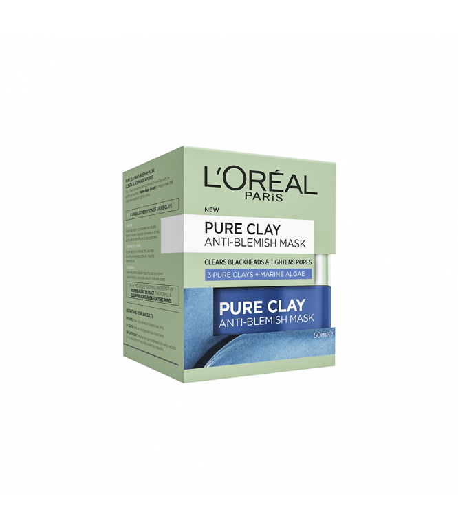 L'Oreal Pure Clay Mask Anti-Blemish 50 ml