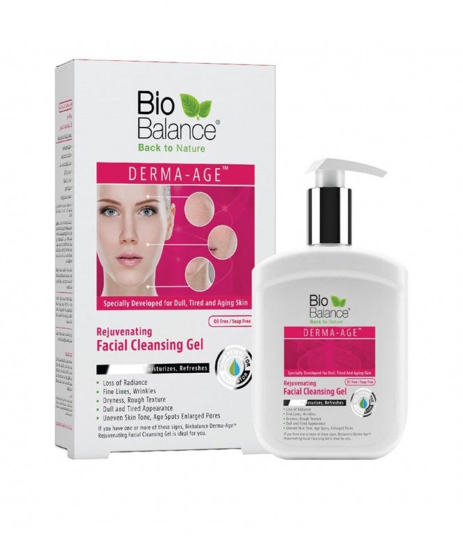 Bio balance DERMA-AGE REJUVENATING FACIAL CLEANSING GEL 250ml