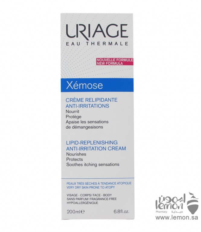 Uriage Xémose Lipid Replenishing Anti-Irritation Cream 200ml