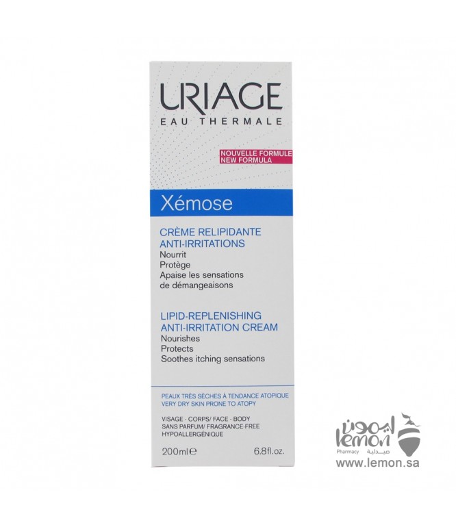 Uriage Xémose Lipid Replenishing Anti-Irritation Cream 200ml