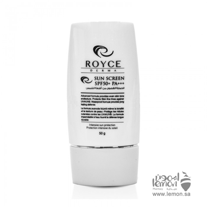 Royce Sunscreen SPF50+ Cream 50ml