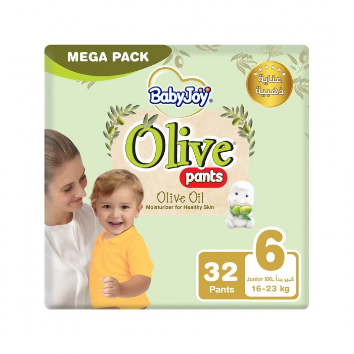 BabyJoy Olive Oil Pants - 6 - 32 Diapers