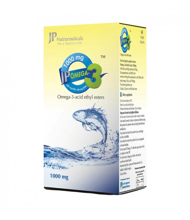 JP OMEGA-3 1000MG 60'S