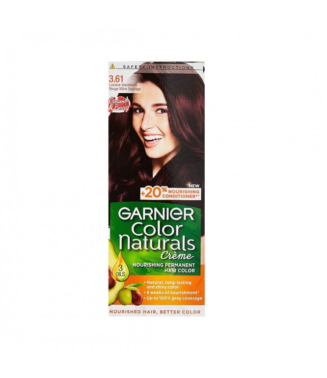 Garnier Color Natural Hair Color 3.61 Berry Red 