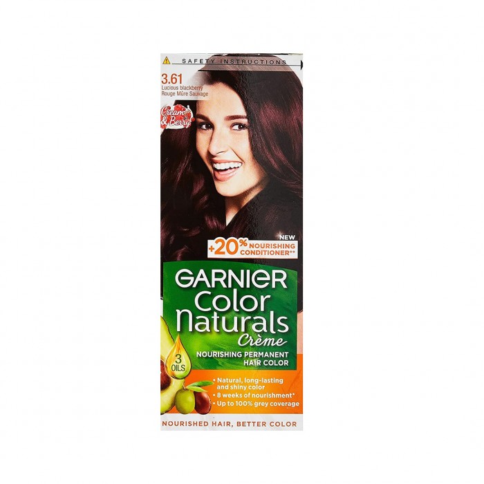 Garnier Color Natural Hair Color 3.61 Berry Red 