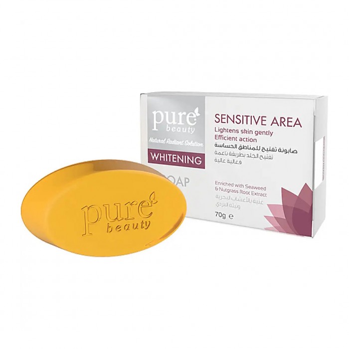 Pure Beauty Sensitive Area Whitening Soap - 70GM