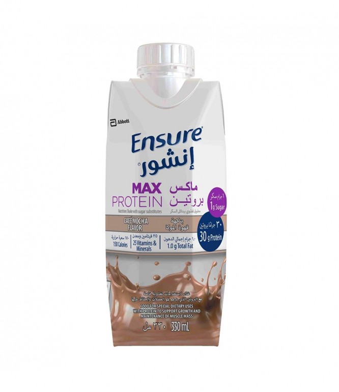 Ensure Max Protein Shake Mocha Flavour, 330 ml