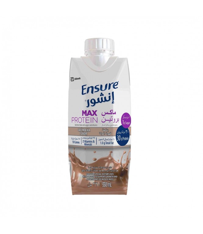 Ensure Max Protein Shake Mocha Flavour, 330 ml
