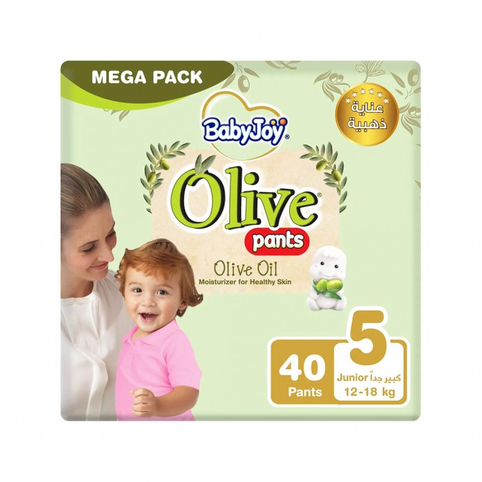 BabyJoy Olive Oil Pants 5 -40 Diapers