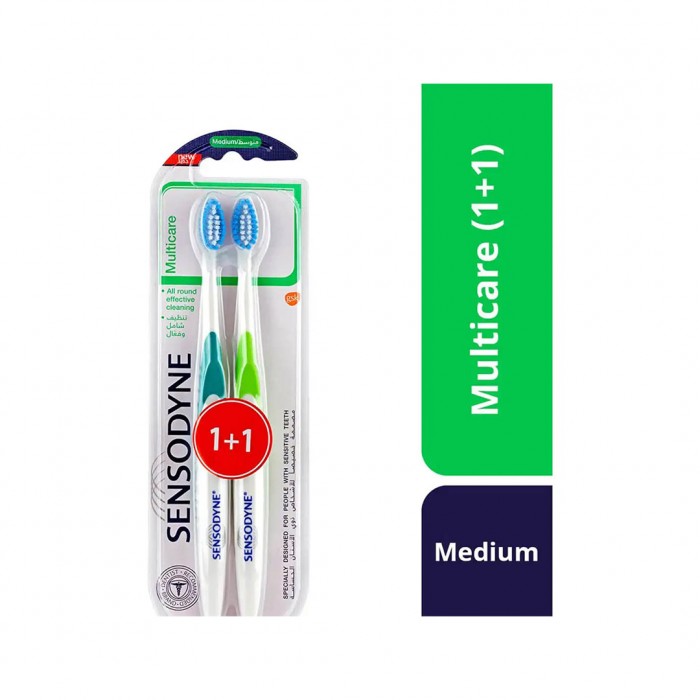 SENSODYNE Toothbrush Multi CARE MED 1+1