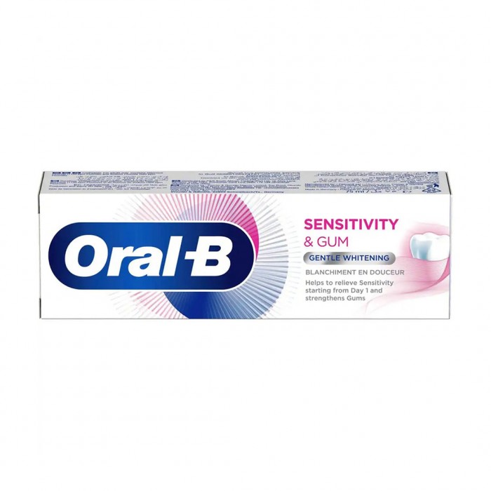 Oral-B Tooth Paste Sensitive Gum Gentle Whitening - 75ml