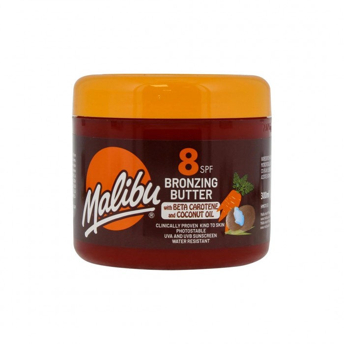 Malibu SPF8 Bronzing Butter w. Carotene & Coconut Oil 300 ml