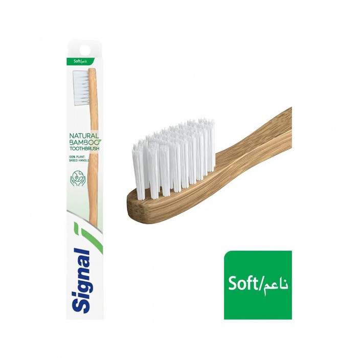 Signal Toothbrush Natural Bamboo Soft