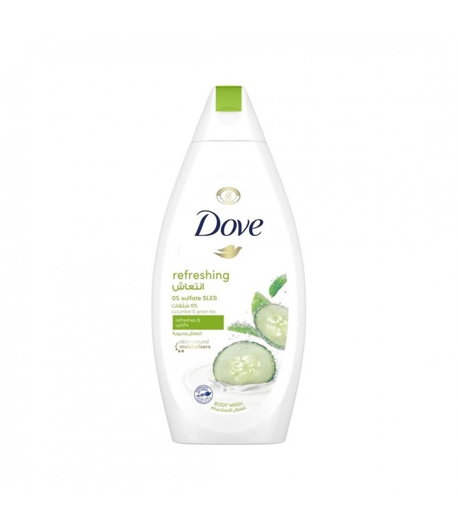 Dove Body Wash Cucumber And Green Tea Refreshing And Uplifts - 750ml
