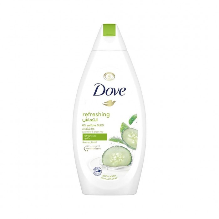 Dove Body Wash Cucumber And Green Tea Refreshing And Uplifts - 750ml