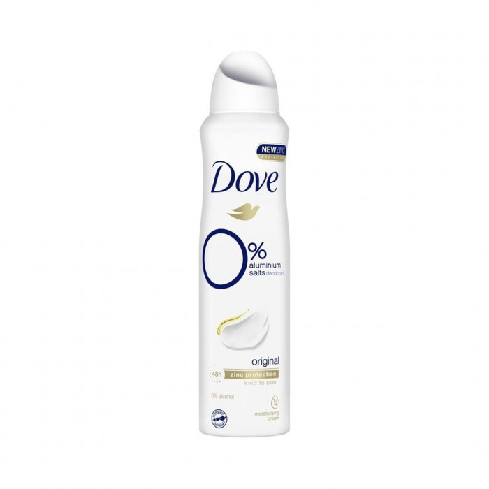 Dove Deodorant Spray Original Women Zero Percentage Alcohol - 150ml