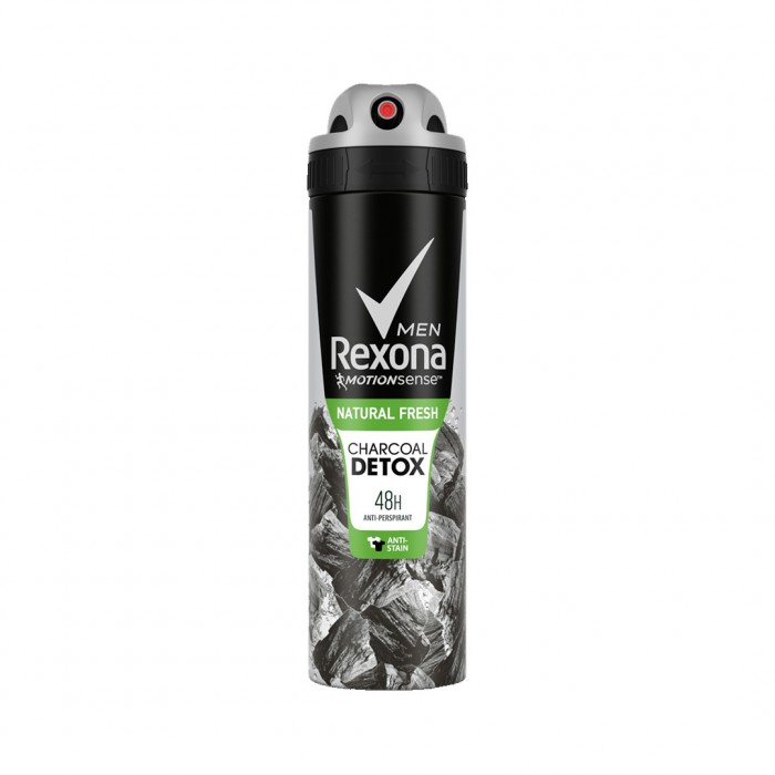 Rexona Deodorant Spray Men Charcoal Detox - 150ml