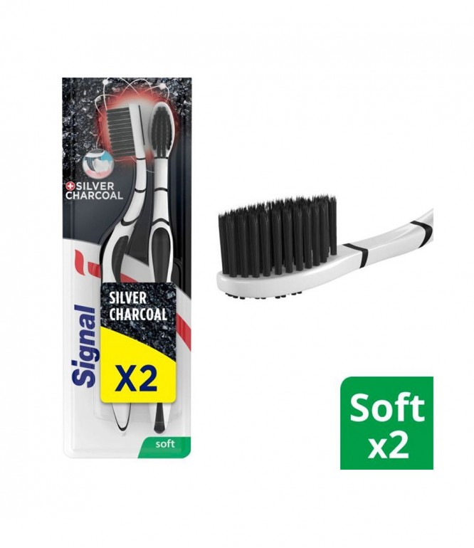 Signal Toothbrush Charcoal Soft