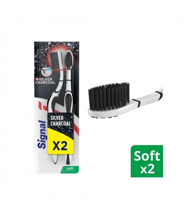 Signal Toothbrush Charcoal Soft