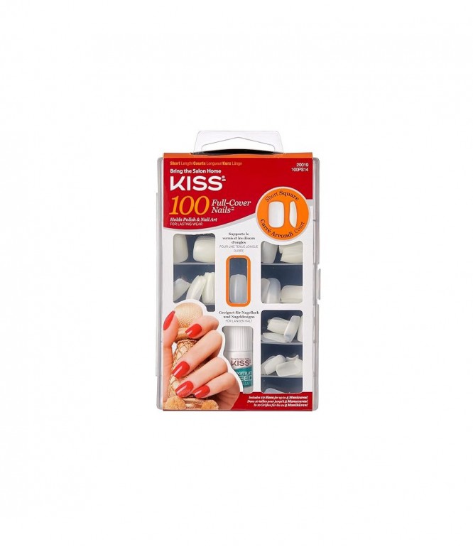 Kiss 100 Nails ٍShort Square PS14 