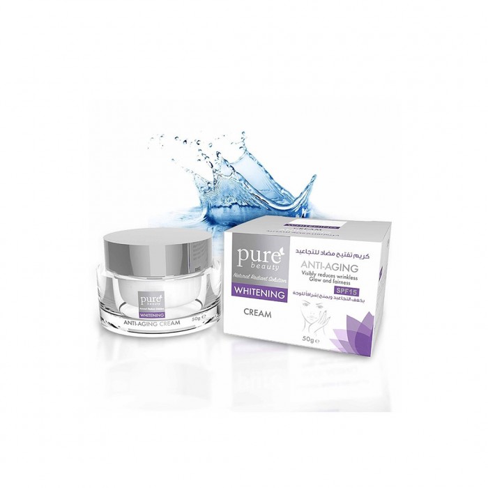 Pure Beauty Anti-Aging SPF 15 Whitening Cream - 50GM