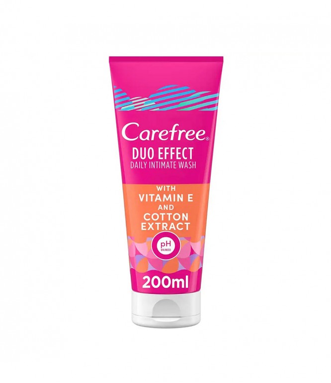 Carefree Intimate Wash Vitamin E & Cotton Extract 200ML