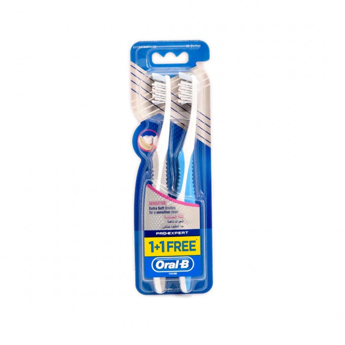 Oral-B Tooth Brush Pro Expert 35 Extra Soft 1 Plus 1