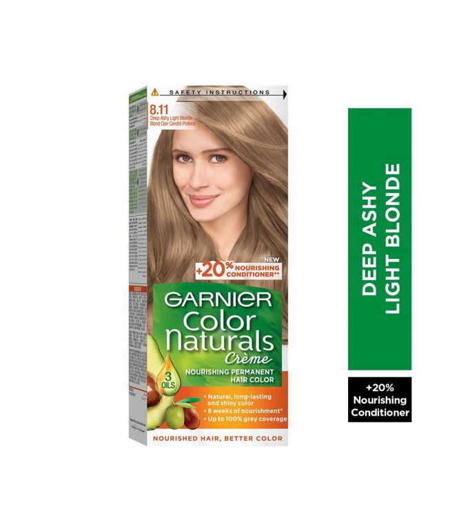 Garnier Color Natural Deep Ash Light Blond 8.11